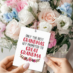 Mancheng-zi Great Grandma Gifts Car Air Freshener 3Pcs, Great Grandma Gifts for Mother's Day Birthday Air Freshener Hanging for Cars Closet Drawer or Books, GG Car Accessories Mirror Decor for Women