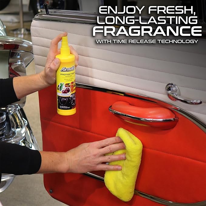 Formula 1 Interior Detailing Protectant Spray, Car Interior Cleaner with Lasting New Car Fragrance and UV Protection, Safe for Vinyl, Rubber, Plastic, & Dashboard - 10oz