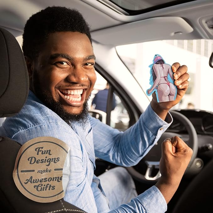 Funny Naughty Unique Car Air Fresheners Scented With Premium Oils By Fresh Fresheners (Braziliana)