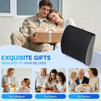 Lumbar Support Pillow for Office Chair, Gaming Chair, or Car, Memory Foam Cushion with Breathable Ventilated Mesh and Adjustable Straps for Long Lasting Back Support Ergonomic Suitable Gift