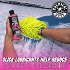 Chemical Guys Mr. Pink Car Wash Soap & Chenille Wash Mitt Kit - 16 oz High Foaming Auto Shampoo with Plush Microfiber Mitt - Safe for Cars, Trucks, Motorcycles, and RVs - Scratch-Free Cleaning Combo