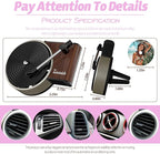 Personalized Custom Car Air Freshener, Double Sided Custom Photo, Record Player Shaped Fragrance Vent Clip, Unique and Cute Car Interior (Customize, Changpian C)