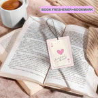 Cute Pink Air Freshener for Car, Coquette Pink Bow Disco Ball Ace Card Lucky Girl Air Freshener Hanging 3 Pcs for Cars Closet Drawer or Books, Girly Preppy Car Mirror Decor for Women