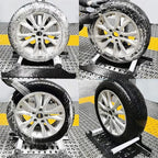 Rolling Wheel Detailing Stand,car tire Wheel Clean Tool,Car tire hub Cleaning Placement Frame Rotary Rolling Stand Tool,Car wash & Detailing Wheel Clean Stand, new car tire Cleaner