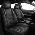TTX LIGHTING for Subaru Impreza 2012-2026 Seat Covers: Waterproof Leather Seat Protector with Airbag Compatible (2 Front Seats,Black)