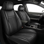 TTX LIGHTING for Honda Odyssey 2011-2026 Seat Covers: Waterproof Leather Seat Protector with Airbag Compatible (2 Front Seats,Black)