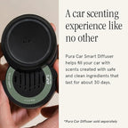 Pura Car Scent Refill - Fragrance for Pura Car Diffuser - Clean & Safe Luxury Diffuser Scent - Long-Lasting Fragrance for 30 Days of Aroma - Fall & Winter Household Essential - Balsam & Cedar