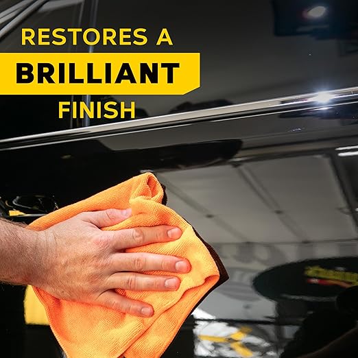 Meguiar's Quik Eraser Kit, Car Scratch Remover for Repairing Surface Blemishes, Car Scratch Repair Kit with ScratchX, Drill-Mounted Pad, and Microfiber Towel, 4 Count