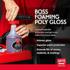 Griot's Garage Foaming Poly Gloss for Car Cleaning and Detailing, Spray Wash & Wax, Compatible with The BOSS Foam Cannon Auto-Mix System, 35oz