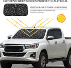 Woanger Windshield Sun Shade Foldable Car Front Window Covers for Car Accessories Sun Heat UV Rays Visor Protector Protection for Universal Cars SUV Truck (Starry Night)