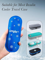 Leng Ke Ice Packs, TSA Approved Ice Packs for Insulin Cooler Travel Case (4 Packs)