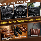Leather Cleaner and Conditioner with UV Protectants, a Non-Toxic Formula to Help Prevent Cracking or Fading of Car Leather, Couches, Boots, Furniture, Purses and Shoes-200ml/7oz