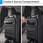 Carwiner Center Console Cover for 2021-2026 Tesla Model 3 Model Y, PU Leather Armrest Box Cushion Protector Accessories