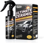 Real Ceramic Coating for Cars Polish (3.38 Fl Oz), Unmatched Shine Car Wax Coating Spray, No Pungent Smell, Quick Detailer Spray Wax, Lasts 50+ Washes Car Paint Sealant