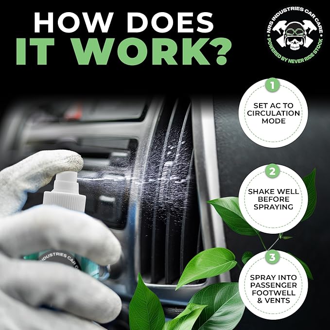 New Car Scented Car Air Freshener Spray | Long-Lasting Odor Eliminator | Interior Cleaner for Upholstery, Fabric, Leather & More