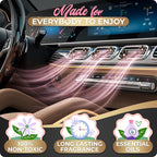 6 Pieces Daisy Car Decoration Flower Air Vent Clip Air Conditioning Outlet Clip Car Air Freshener Clip Car Interior Decor Charm Colorful Interior Accessories for Girls Women