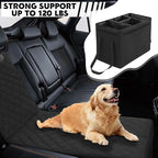 HOMBYS Back Seat Extender for Dogs,Dog Car Seat Cover with Storage Car Organizer,Dog Car Seat Extender with Storage for Front or Back Seat,Waterproof Scratch Proof Cover for Cars Trucks and SUVs,Large