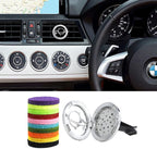 30mm Diffuser Vent Clip Aromatherapy Essential Oil Car Air Freshener Scents (Solar System)