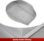 KBH Center Console Armrest Cover Replacement for Toyota Camry 2007 2008 2009 2010 2011, Vinyl Leather Arm Rest Covering Upholstery, Anti-Scratch, Gray (Leather Part Only)