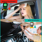 Windshield Sun Shade -Certified 99.87% UVB & 99.02% UVA Car Sun Shade. Award Winning Sunshade - Patented Technology | Compatible for Buick Encore (2020-2026) | Car Shades by Kinder Fluff