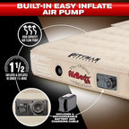 AirBedz PPI XUV Tan Jeep, SUV and Crossover Vehicle Rear Seats Mattress (with Built-in Rechargeable Battery Air Pump)