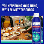 Ozium Air Sanitizer Spray - Room Odor Eliminator for Home, Car, and Office - Outdoor Essence - 8 oz Can - 6 Pack