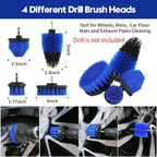 38PcsB Car Detailing Kit, Car Detailing Brush Set, Car Wash Cleaning Kit, Car Detailing Brushes, Professional Car Care Kit for Interior Exterior Wheels, Blue