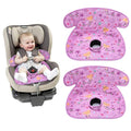 Piddle Pad Car Seat Liner- 2 Pack Waterproof Soft Car Seat Protector for Potty Training,Travel-Friendly Baby Toddler Carseat Cover for Spills, Nappy Leaks, Accidents (Purple, 2PC)
