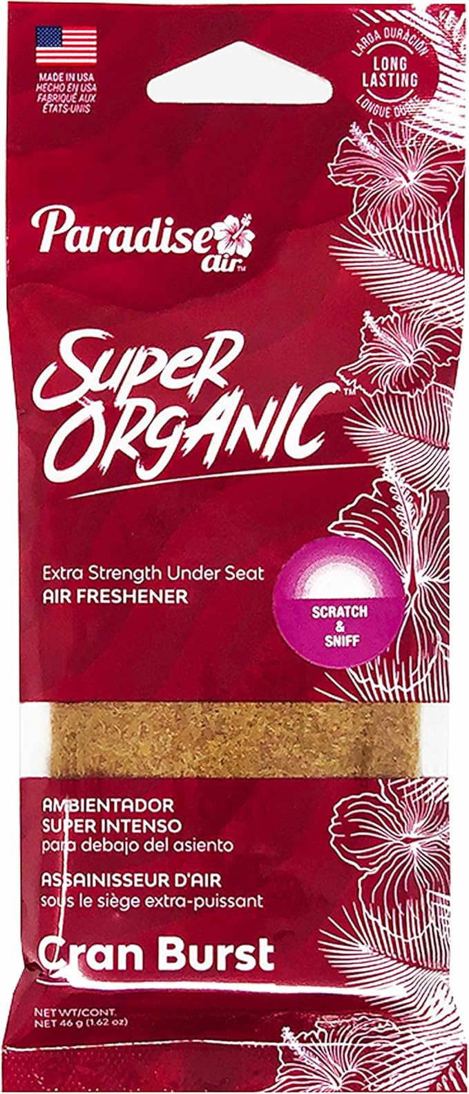 2 Pc Paradise Super Organic Cran Burst Scent Air Freshener Block Stone Fragrance