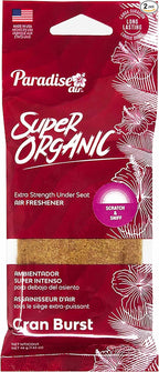 2 Pc Paradise Super Organic Cran Burst Scent Air Freshener Block Stone Fragrance