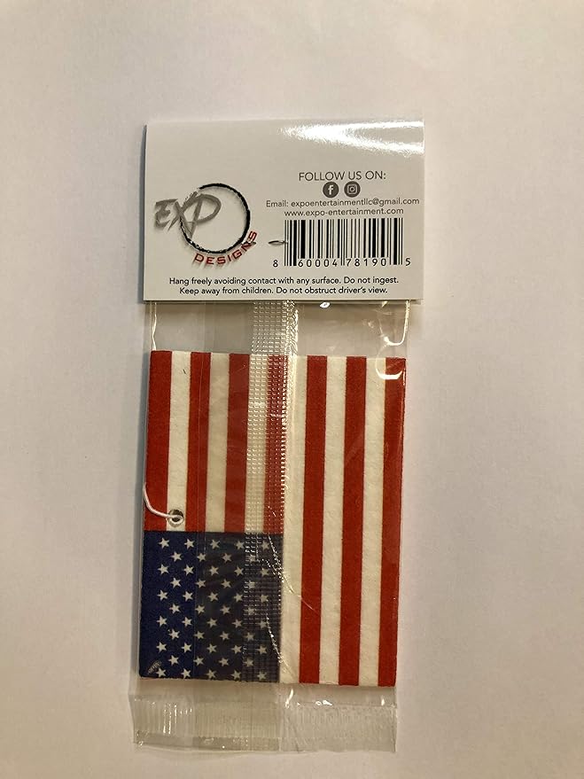 American Flag Freshener