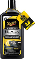 Meguiar's Ultimate Black Plastic Restorer, 16OZ BT, 6/CV