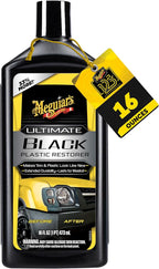 Meguiar's Ultimate Black Plastic Restorer, 16OZ BT, 6/CV