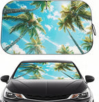 Windshield Sun Shade - Car Windshield Sun Shade for UV Protection Heat Reduction 2025 Sun Visor for Car Interior (55"x31.5")