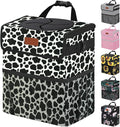 Car Trash Can for Car Cute,Bag Bin Hanging Waterproof Automotive Garbage Cans Leak Proof Vehicle Trash Can Cow Print