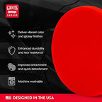 Griot's Garage 6.5” Red Foam Waxing Pads for Car Detailing, Polishing and Buffing Pads for Use with Waxes and Sealants, 10624, Set of 2