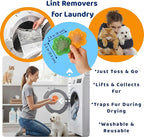3 in 1 Pet Hair Remover Cleaning Set - Car Interior, Furniture and Laundry - Multi Surface Cat & Dog Fur Removal Tool