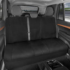 Motor Trend Neoprene Waterproof Seat Covers for Cars, Trucks, & SUV – Black Automotive Interior Protectors - Rear Split Bench Protector for Kids Dogs & Pets – Forros para Asientos de Carro