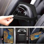 Dreaweet Mandala Print Center Console Armrest Pad Cover Boho Car Accessories Middle Console Cover Anti-Scratch Universal Car Armrest Storage Box Mat