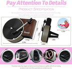 Personalized Custom Car Air Freshener, Double Sided Custom Photo, Record Player Shaped Fragrance Vent Clip, Unique and Cute Car Interior (12 Count, Changpian E)