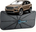 Car Windshield Sun Shade for Ford Escape 2013-2019 –[Reflective Coated Fabric] Sunshade Umbrella for Front Window, Car Shades Sun Visor Keep Car Cool and Protects Interior, 1:1 Exact Fit