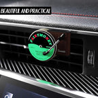Maicican 12PCS Customizable Car Air Freshener Vent Clip, Pop Singer Album Cover Record Player Shape, Music Lover Gifts. (Retro)