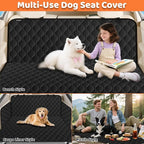 URPOWER Dog Car Seat Cover for Back Seat, Waterproof Car Seat Protector for Child Carseat & Pets, Nonslip Car Seat Covers for Full Size SUVs & Trucks