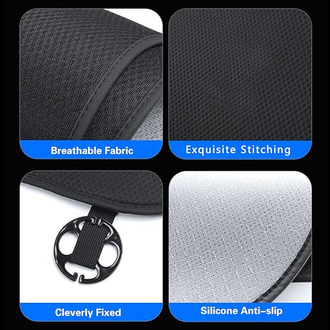 Seat Cover Custom Fit for Tesla Model Y Juniper 2020-2026 Front and Rear Car Seat Cushion Protector Pad Set All Seasons Comfortable and Breathable (Without Logo)