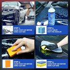 Clay Bars Kit, 6 Clay Bars & 20 PCS Lubricant Tablets, Complete Car Detailing Kit, Spray Bottle, Disposable Gloves and Microfiber Towels for Car Detailing Cleaning