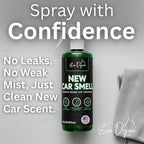 New Car Smell Spray (16oz) – Long Lasting Air Freshener for Cars, Eliminates Odors, Fresh New Car Scent Like Dealership Finish, Made in USA
