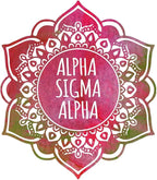 Alpha Sigma Alpha - Mandala Air Freshener - 2/Pack
