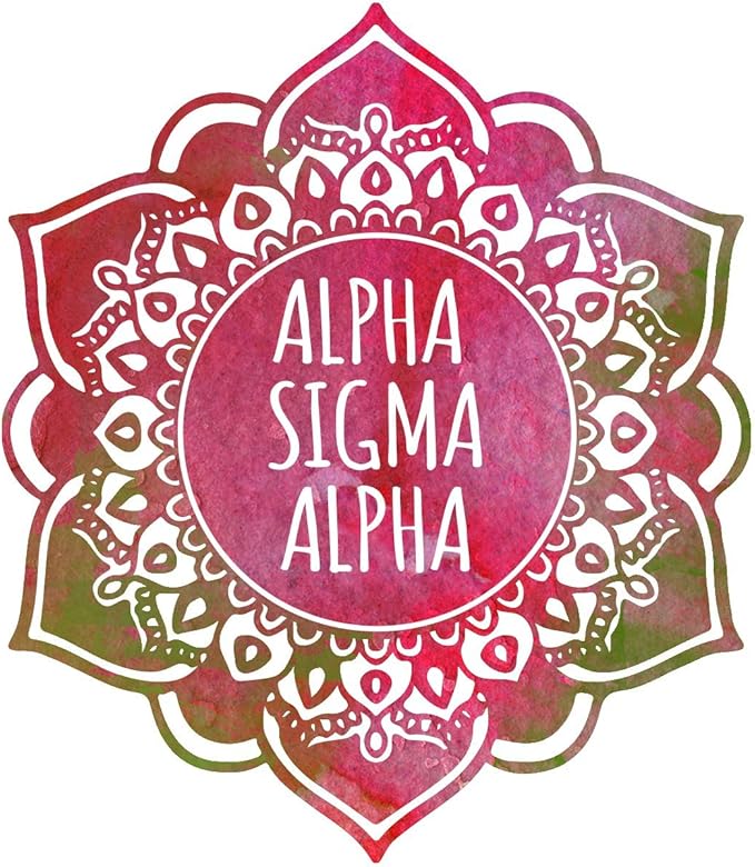 Alpha Sigma Alpha - Mandala Air Freshener - 2/Pack