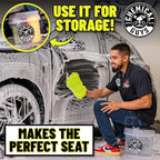 Chemical Guys CWS_101_64BK Car Wash Detailing Bucket, Mitt & Accessories Bundle (6 Items) Featuring Maxi-Suds II Foaming Car Wash Soap 64 oz (.5 Gal) Cherry Scent - Works on Cars, Trucks, SUVs, & More