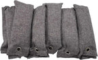 12 Pack 75G Each Bamboo Charcoal Air Purifying Bag, Travel Size Shoe Deodorizer, Natural Air Freshener, Odor Eliminator, Activated Charcoal Odor Absorber for Home, Closet, Car